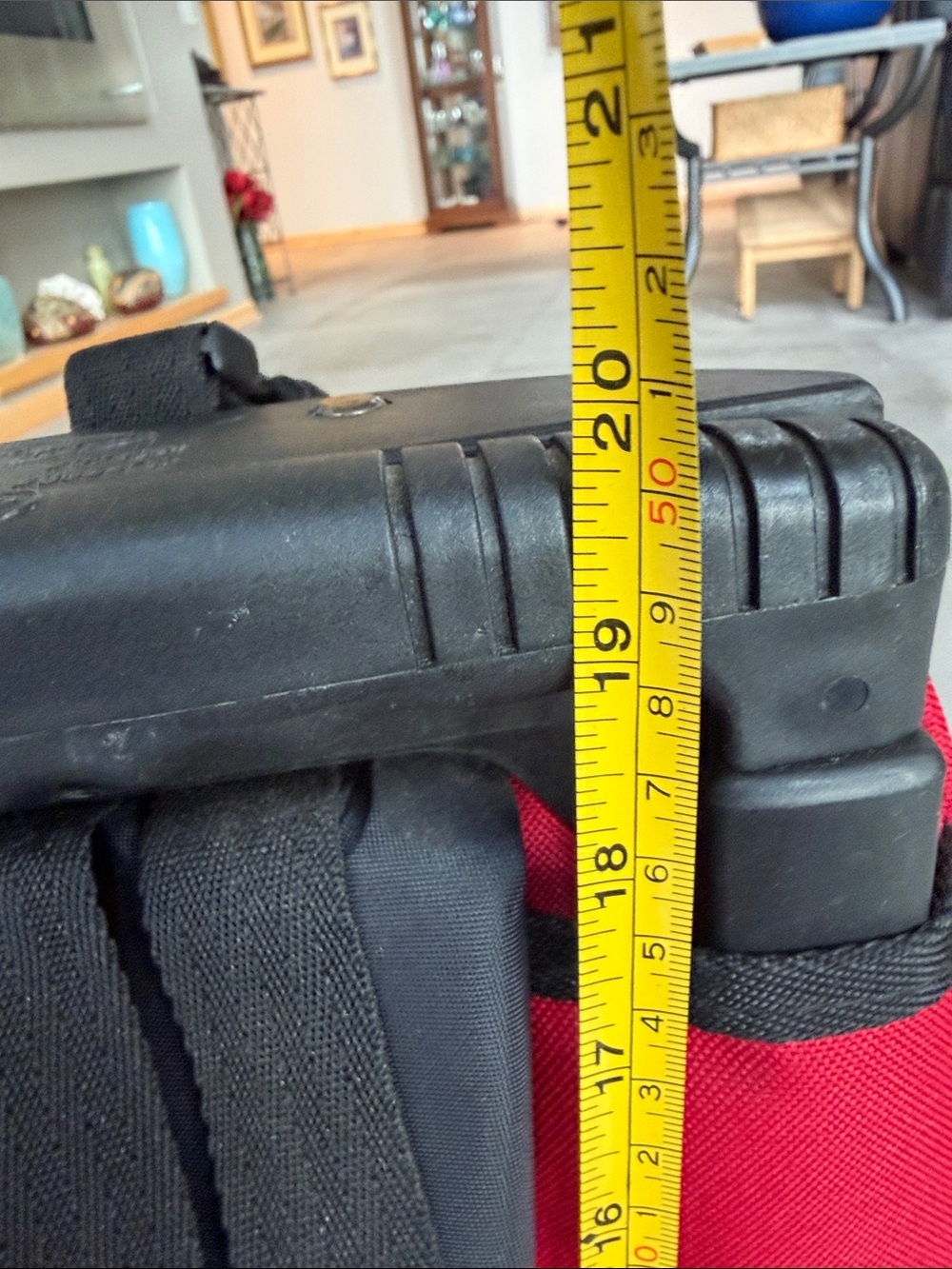 Olympia Sports Plus Red Rolling Backpack - Picture 12 of 13